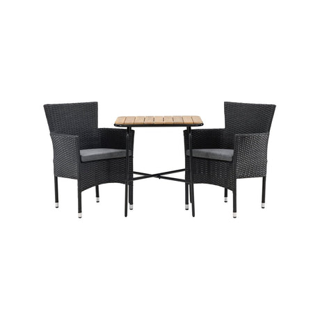 Holmbeck Cafébord 55*70*74 + Malina spisestoler Venture Design Spisegruppe