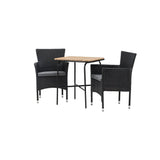 Holmbeck Cafébord 55*70*74 + Malina spisestoler Venture Design Spisegruppe