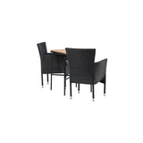 Holmbeck Cafébord 55*70*74 + Malina spisestoler Venture Design Spisegruppe