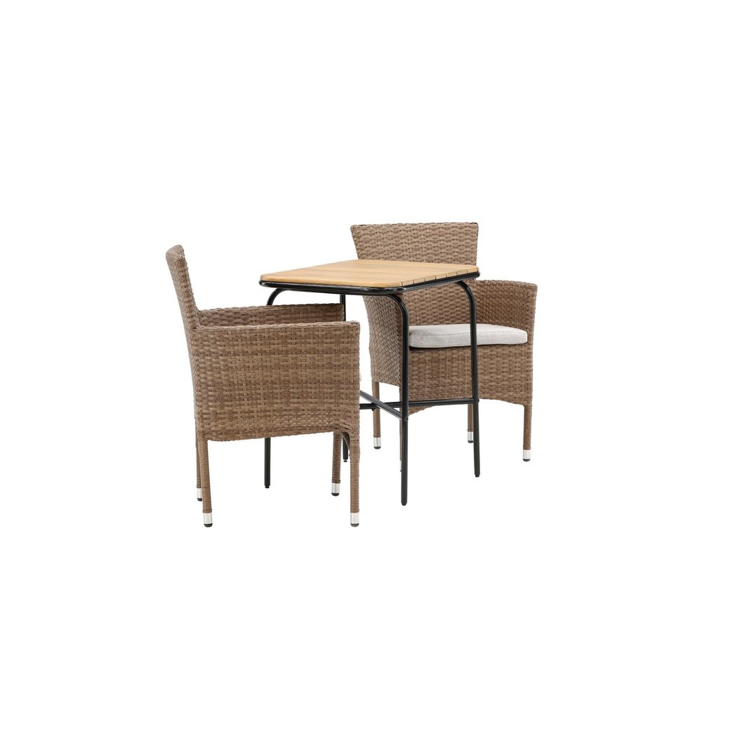 Holmbeck Cafébord 55*70*74 + Malina spisestoler Venture Design Spisegruppe