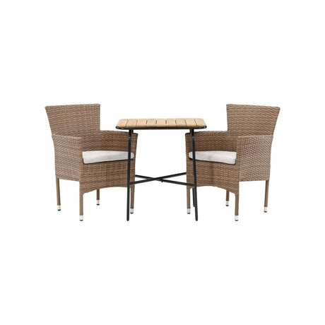 Holmbeck Cafébord 55*70*74 + Malina spisestoler Venture Design Spisegruppe