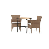 Holmbeck Cafébord 55*70*74 + Malina spisestoler Venture Design Spisegruppe