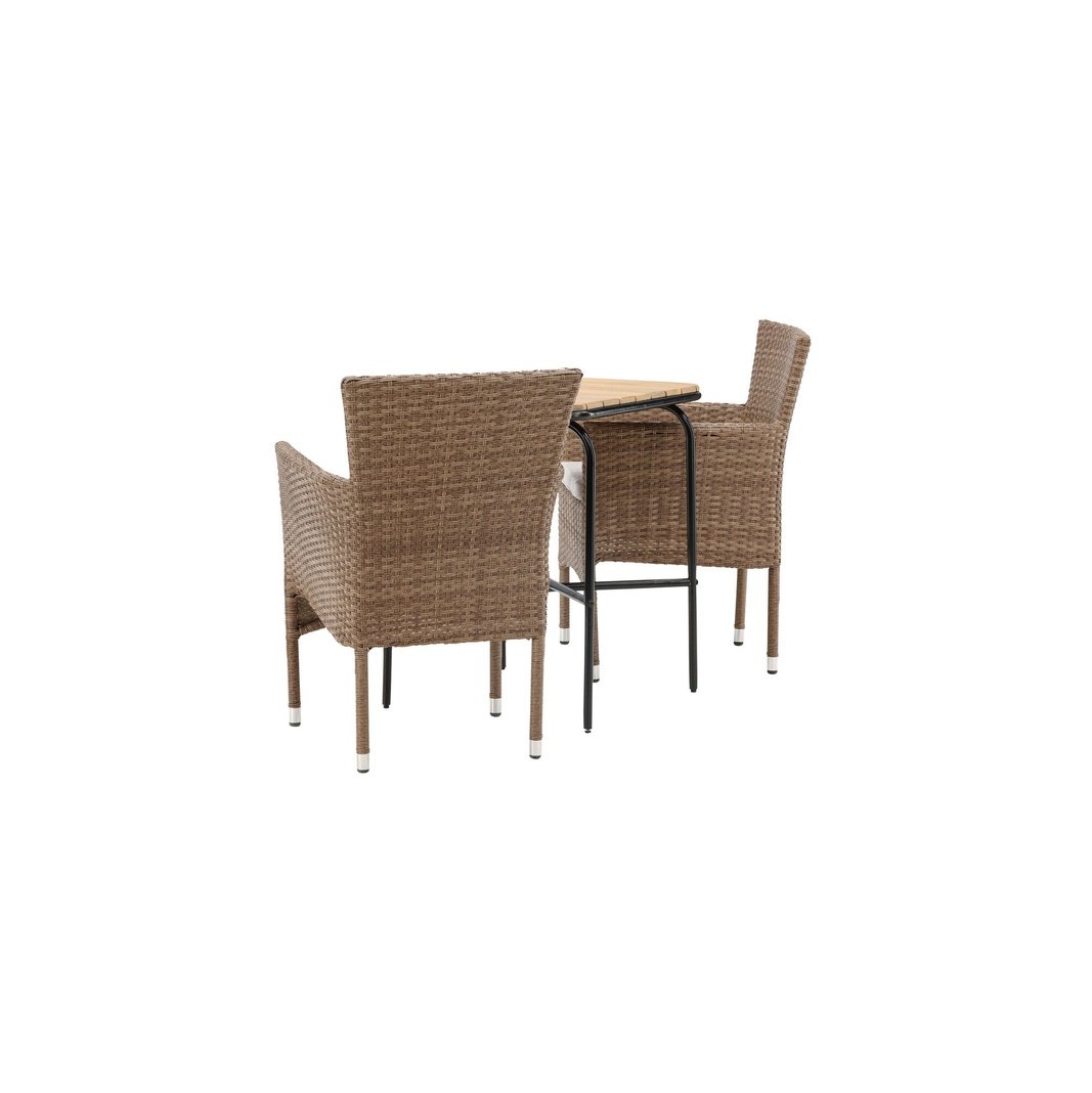 Holmbeck Cafébord 55*70*74 + Malina spisestoler Venture Design Spisegruppe