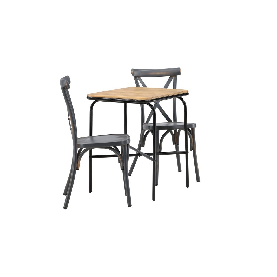Holmbeck Cafébord 55*70*74 + Tablas spisestoler Venture Design Spisegruppe