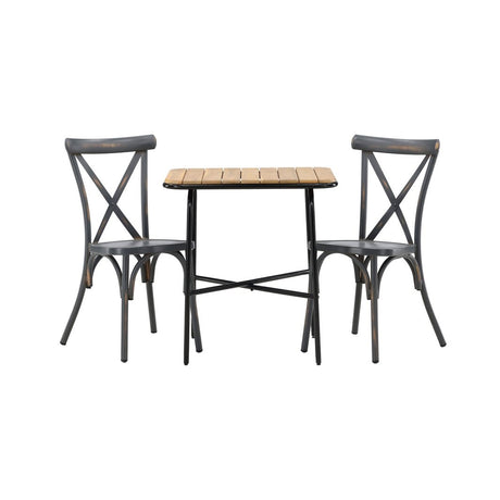Holmbeck Cafébord 55*70*74 + Tablas spisestoler Venture Design Spisegruppe