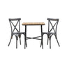 Holmbeck Cafébord 55*70*74 + Tablas spisestoler Venture Design Spisegruppe
