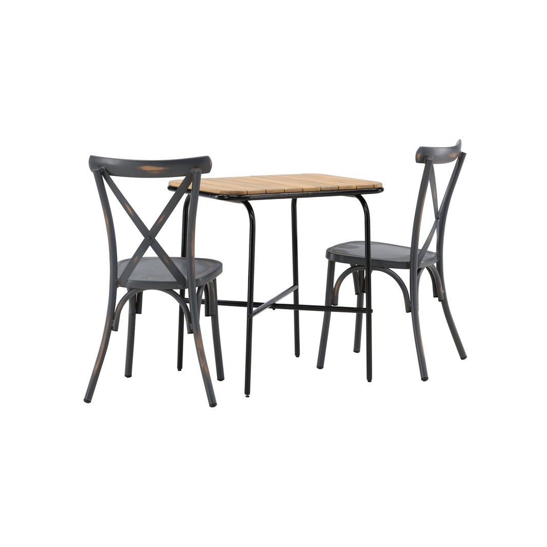 Holmbeck Cafébord 55*70*74 + Tablas spisestoler Venture Design Spisegruppe