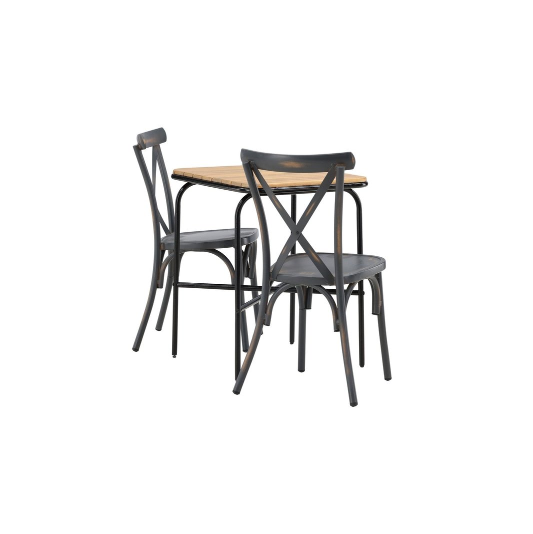 Holmbeck Cafébord 55*70*74 + Tablas spisestoler Venture Design Spisegruppe
