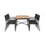 Holmbeck Spisebord/ 90*200*75 + Copacabana / Venture Design Spisegruppe