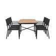 Holmbeck Spisebord/ 90*200*75 + Copacabana / Venture Design Spisegruppe