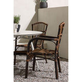 Lina Spisebord Rundt120 cm + Galera spisestoler Venture Design Spisegruppe