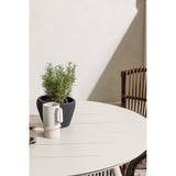 Lina Spisebord Rundt120 cm + Galera spisestoler Venture Design Spisegruppe