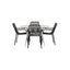 Lina Spisebord Rundt120 cm + Peking spisestoler Venture Design Spisegruppe