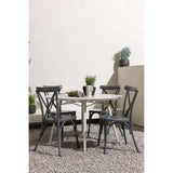 Lina Spisebord Rundt120 cm + Tablas spisestoler Venture Design Spisegruppe
