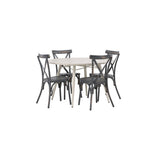 Lina Spisebord Rundt120 cm + Tablas spisestoler Venture Design Spisegruppe