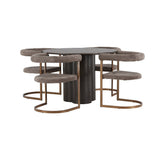 Olivia spisebord + Morning spisestoler Venture Design Spisegruppe