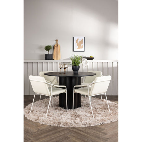 Olivia spisebord + Tvist spisestoler / Venture Design Spisegruppe