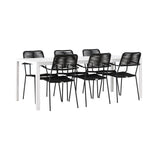 Break spisebord + Lindos Lenestol Venture Design Spisegruppe