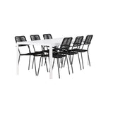Break spisebord + Lindos Lenestol Venture Design Spisegruppe