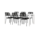 Break spisebord + Lindos Lenestol Venture Design Spisegruppe
