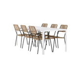 Break spisebord + Lindos Lenestol Venture Design Spisegruppe