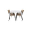Break spisebord + Lindos Lenestol Venture Design Spisegruppe