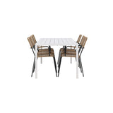 Break spisebord + Lindos Lenestol Venture Design Spisegruppe
