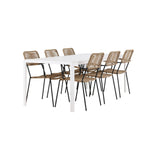 Break spisebord + Lindos Lenestol Venture Design Spisegruppe