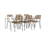 Break spisebord + Lindos Lenestol Venture Design Spisegruppe