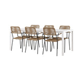 Break spisebord + Lindos Lenestol Venture Design Spisegruppe