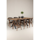 Garcia Spisebord 100*200* + Vila Real Caféstol Venture Design Spisegruppe