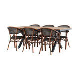 Garcia Spisebord 100*200* + Vila Real Caféstol Venture Design Spisegruppe