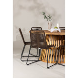 Tucumán Spisebord ø120 + Lindos spisestoler Venture Design Spisegruppe