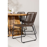 Tucumán Spisebord ø120 + Lindos spisestoler Venture Design Spisegruppe