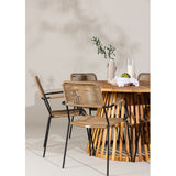 Tucumán spisebord ø120 + Lindos Lenestol / Venture Design Spisegruppe