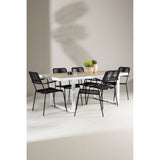 Merlo spisebord + Lindos lenestol Venture Design Spisegruppe