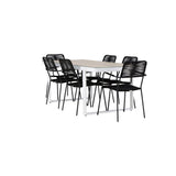 Merlo spisebord + Lindos lenestol Venture Design Spisegruppe