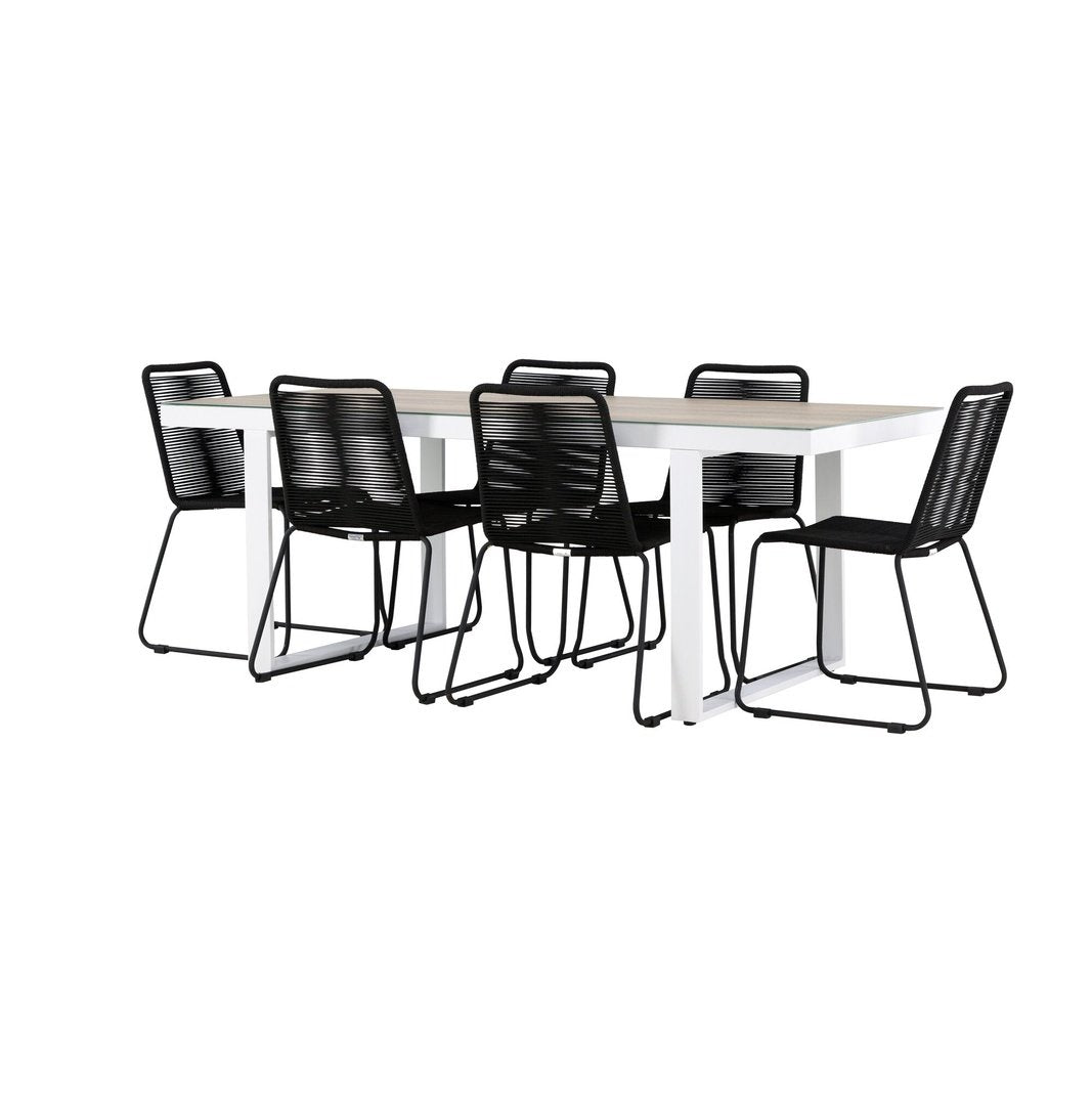 Merlo spisebord + Lindos Venture Design Spisegruppe