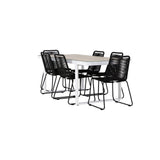 Merlo spisebord + Lindos Venture Design Spisegruppe