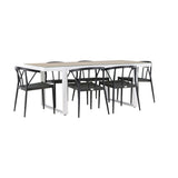 Merlo spisebord + Stina spisestoler / Venture Design Spisegruppe