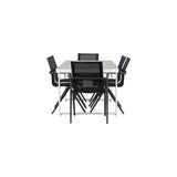 Merlo spisebord + Alina spisestoler Venture Design Spisegruppe