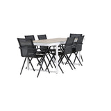 Merlo spisebord + Alina spisestoler Venture Design Spisegruppe