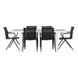 Merlo spisebord + Alina spisestoler Venture Design Spisegruppe