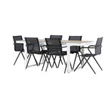 Merlo spisebord + Alina spisestoler Venture Design Spisegruppe