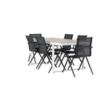 Merlo spisebord + Alina spisestoler Venture Design Spisegruppe
