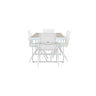 Merlo spisebord + Alina spisestoler Venture Design Spisegruppe