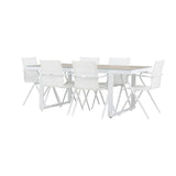 Merlo spisebord + Alina spisestoler Venture Design Spisegruppe