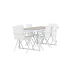 Merlo spisebord + Alina spisestoler Venture Design Spisegruppe