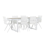 Merlo spisebord + Alina spisestoler Venture Design Spisegruppe