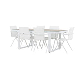 Merlo spisebord + Alina spisestoler Venture Design Spisegruppe